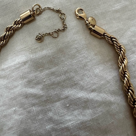 J. Crew Rope Chain Gold Necklace - Picture 2 of 2
